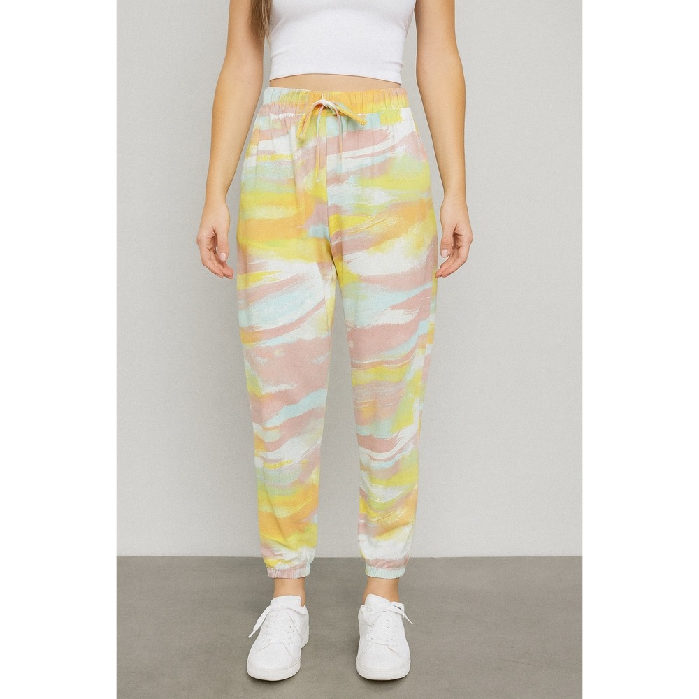 Last Tango Joggers Women's Pastel Rainbow Sweatpants‎ Casual Lounge Pants
